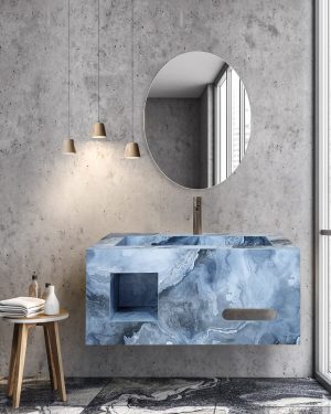Cactus cabinet vanity, Ocean model, code 8153