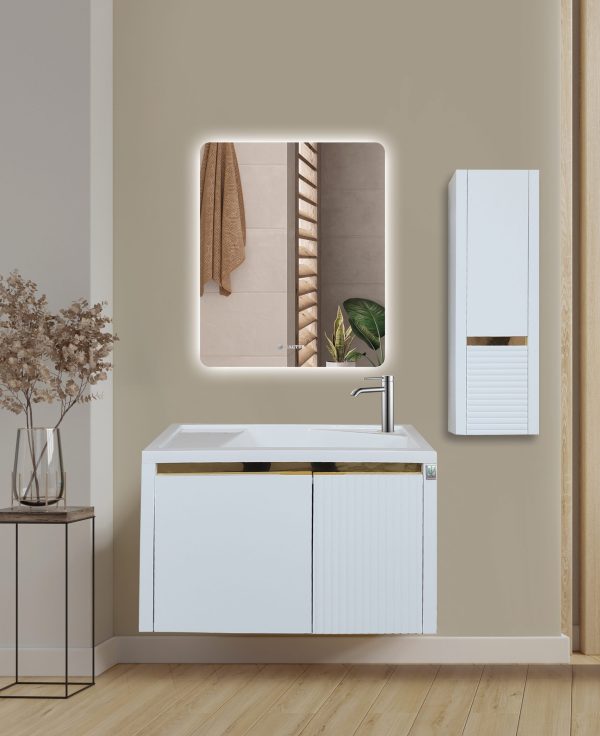 روشویی کابینتی کاکتوس مدل sepidar رنگ سفید  کد7004